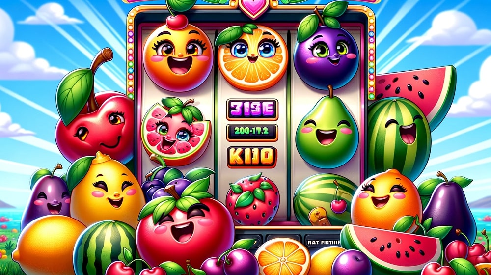 Lækker spilleautomat Fruit Shop 