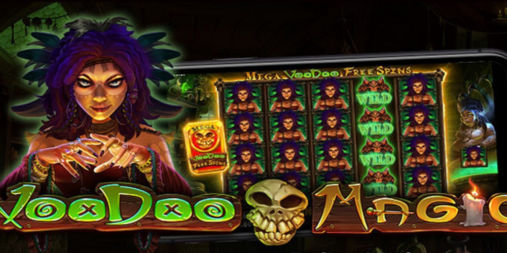 Voodoo Magic spilleautomat på Spillehallen Casino